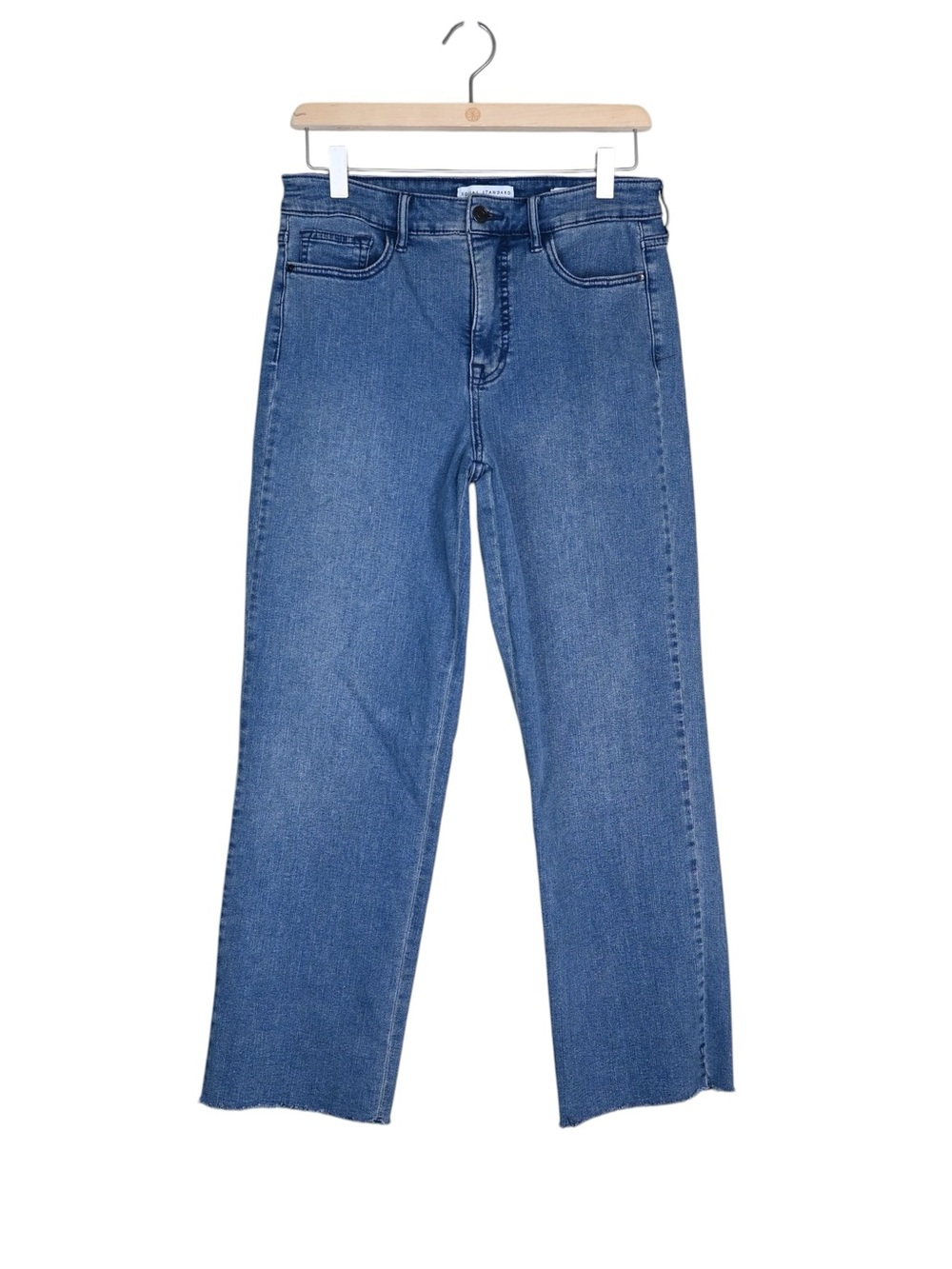 Social Standard by Sanctuary Women's 8 High Rise Crop Straight Jean